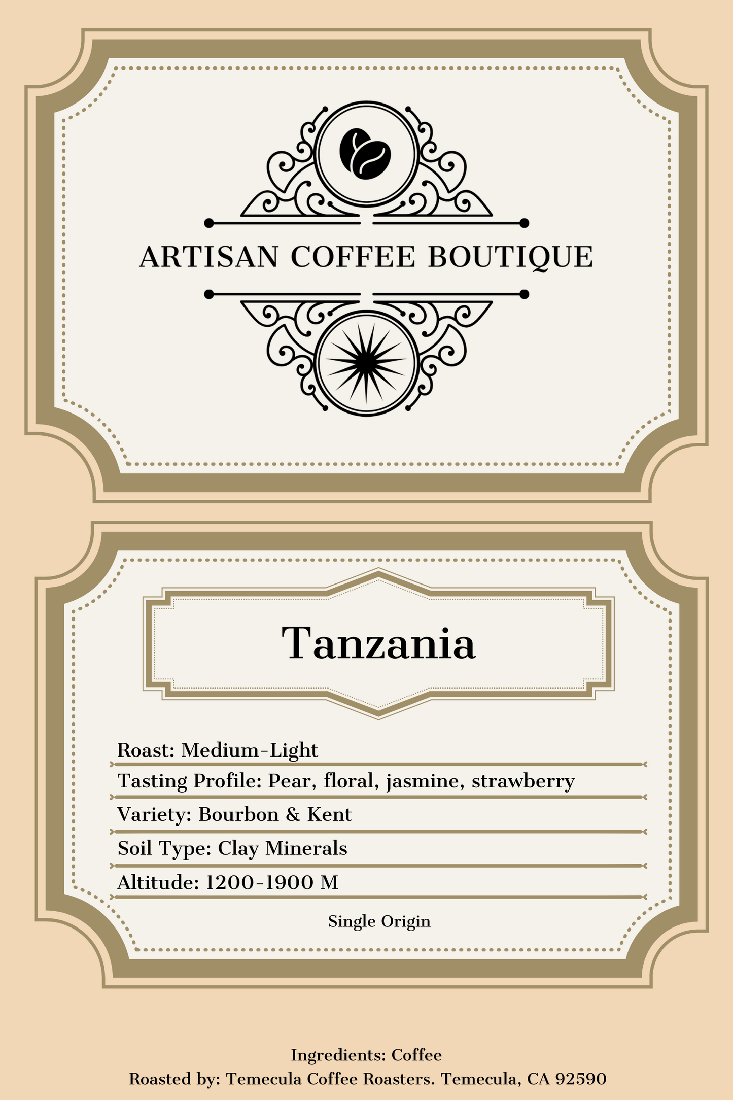 Tanzania - Pear, floral, jasmine, strawberry